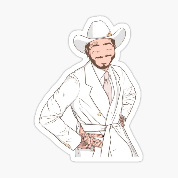 Cowboy Posty Sticker