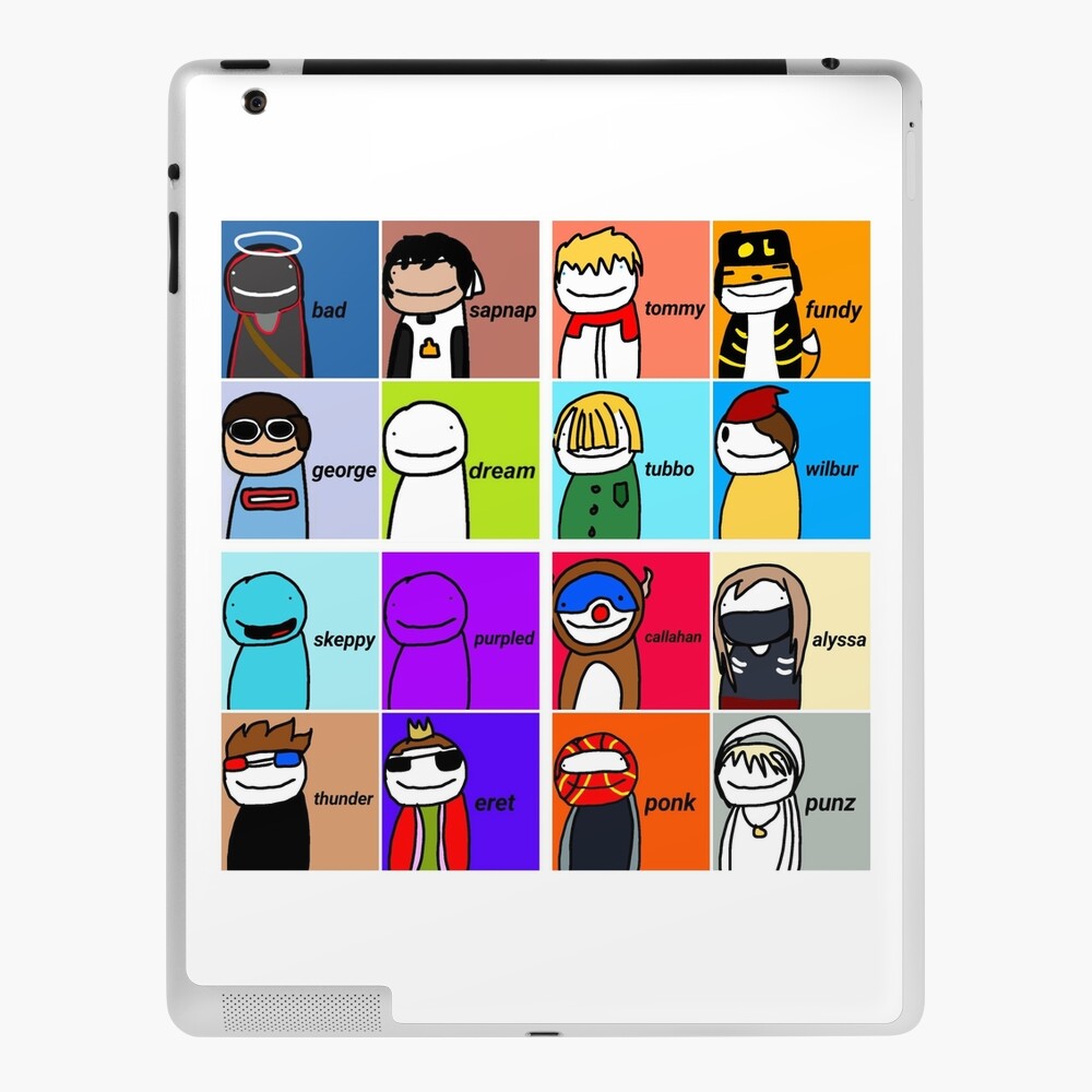 dream and fundy mc skins  iPad Case & Skin for Sale by RheaRealm