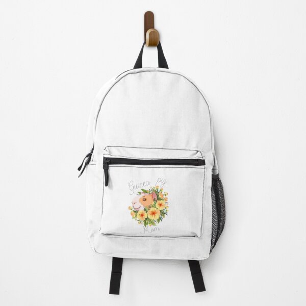 Floral Guinea Pig Mom Backpack