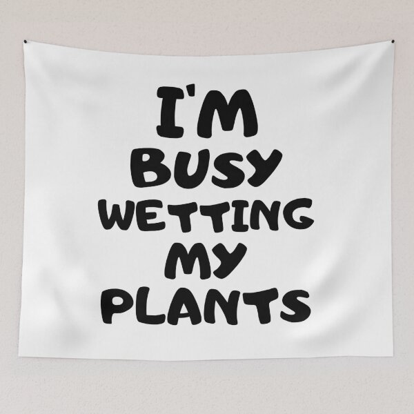 Item preview, Busy Wetting my Plants Black designed and sold by starshiporion.