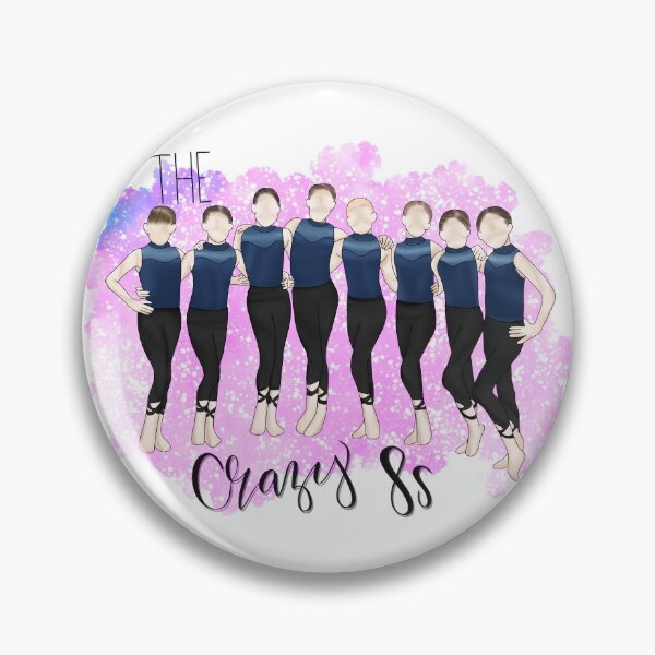 Item preview,  Another group drawing of The Crazy 8s from World of Dance! designed and sold by You2CartoonShop.