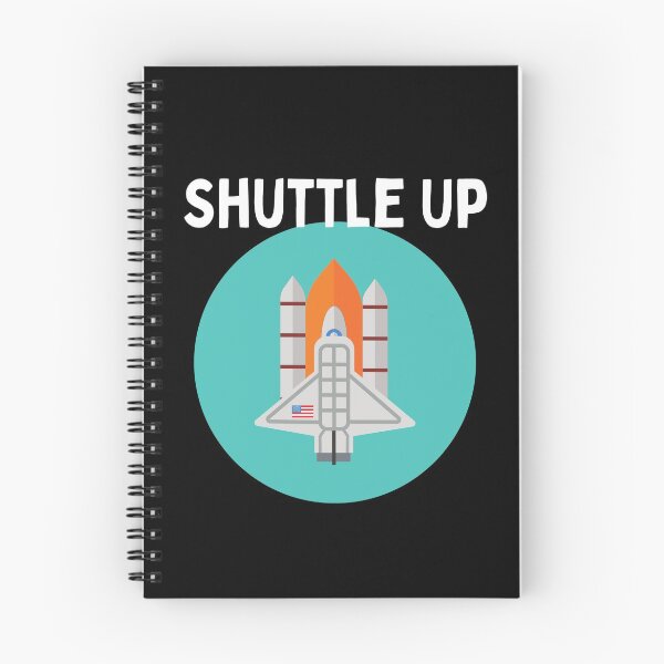 Item preview, Shuttle Up Fun Rocket Astronaut Universe Satellite designed and sold by Two Left Hands Design.