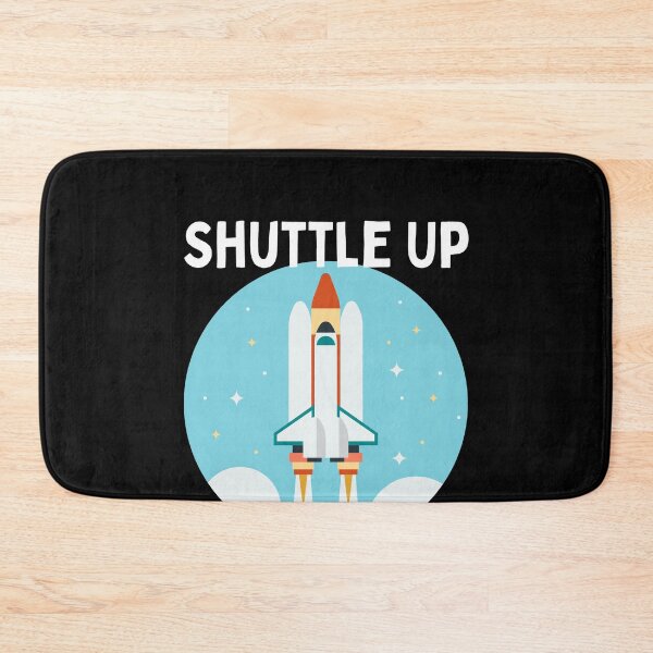 Item preview, Shuttle Up Fun Rocket Astronaut Universe Satellite designed and sold by Two Left Hands Design.