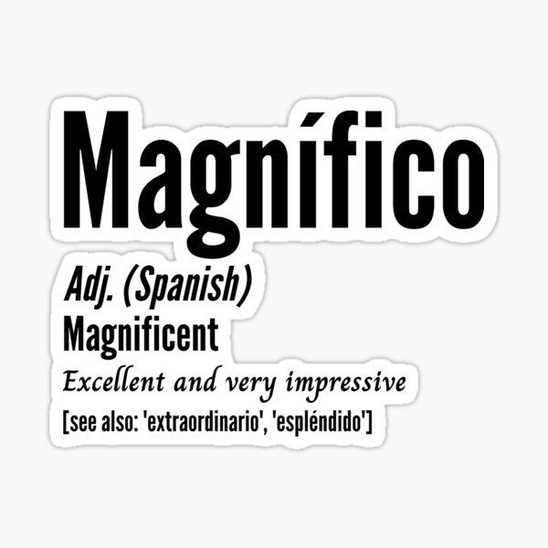 magnificent-spanish-english-definition-design-male-sticker-by-time4german-redbubble