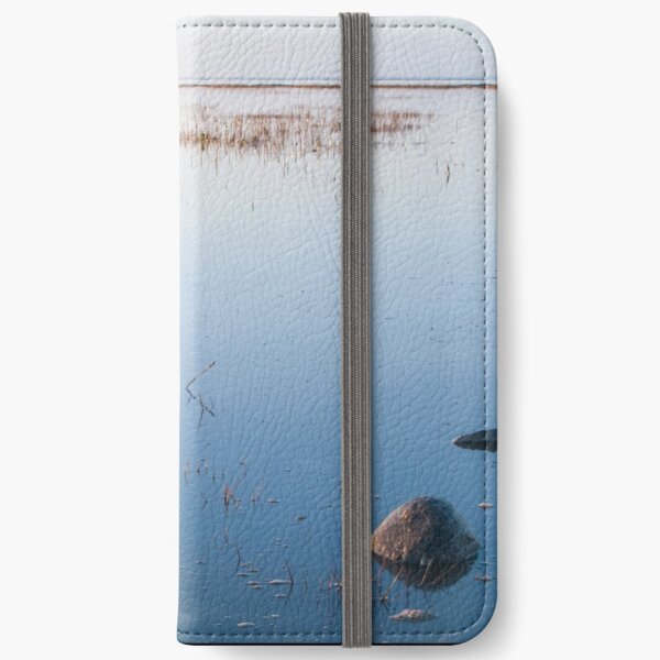 Shallow waters and no wind on a quiet day iPhone Wallet