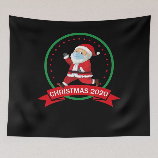 Item preview, Santa with Face Mask and Toilet Paper Funny Christmas 2020 designed and sold by IyadBro.