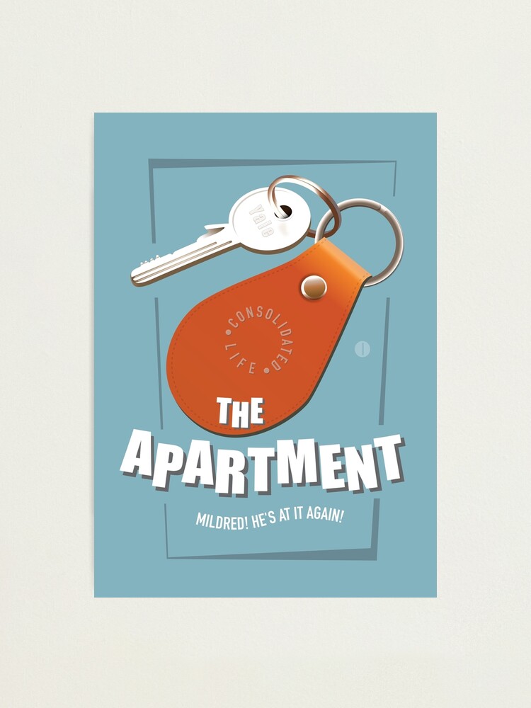 Alternate view of The Apartment - Alternative Movie Poster Photographic Print