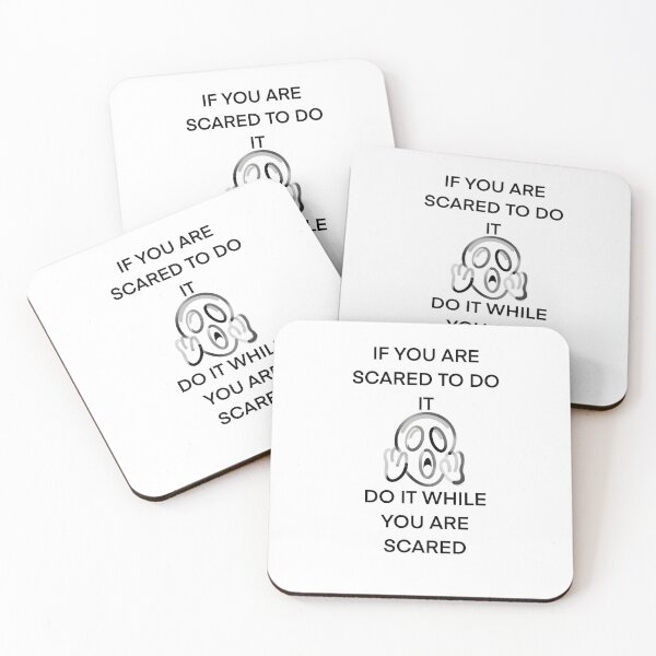 Item preview, if you are scared to do it do it while you are scared designed and sold by creativemeanss1.