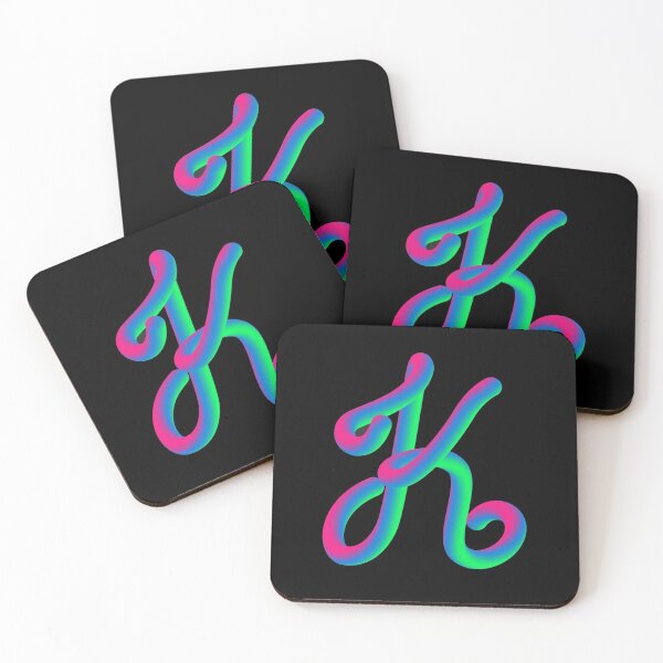 Aperçu de l'œuvre Lettre K Néon Multicolore créée et vendue par Aethel84.