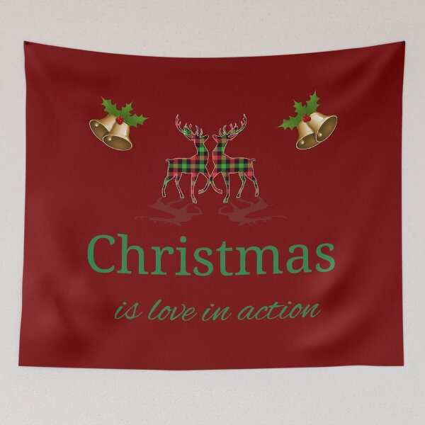 Item preview, Christmas is love in action designed and sold by RueChiedza.