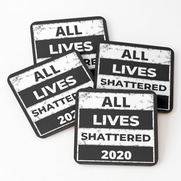 Item preview,  All Lives Shattered 2020 Vintage Retro designed and sold by Beluved.