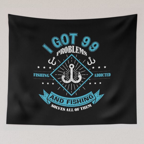 Item preview, Funny Fishing Gift - I Got 99 Problems And Fishing Solves All Of Them designed and sold by designsnmore.