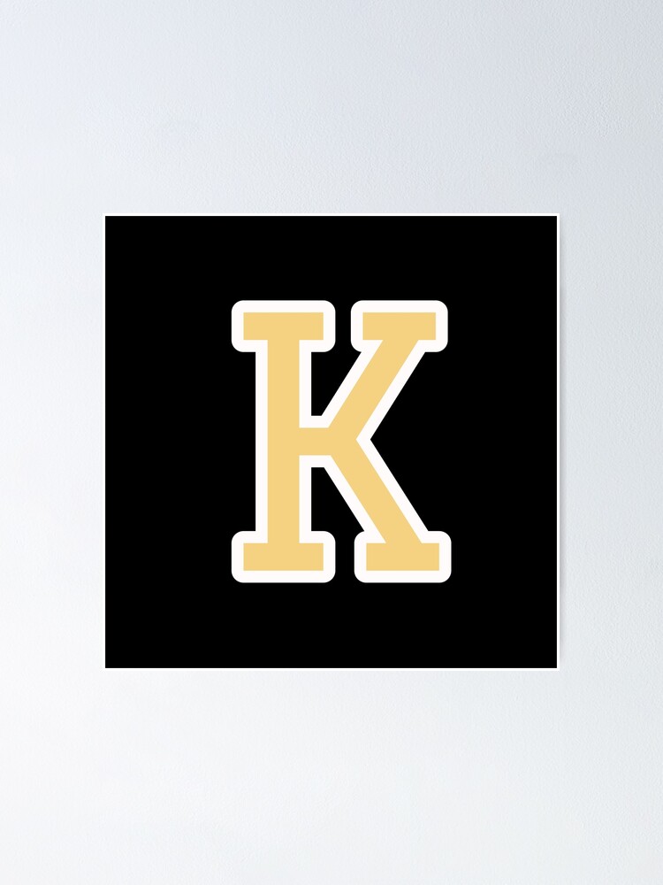 "Letter K design " Poster for Sale by Hadymohammed Redbubble