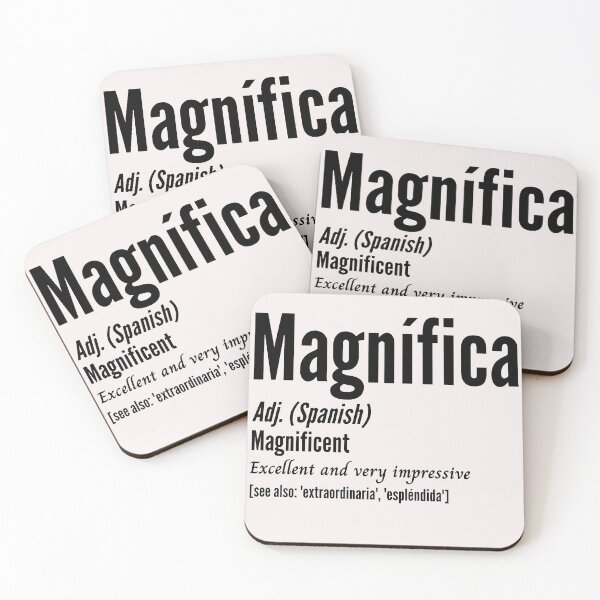 Item preview, Magnificent Female Spanish English Definition designed and sold by Time4German.