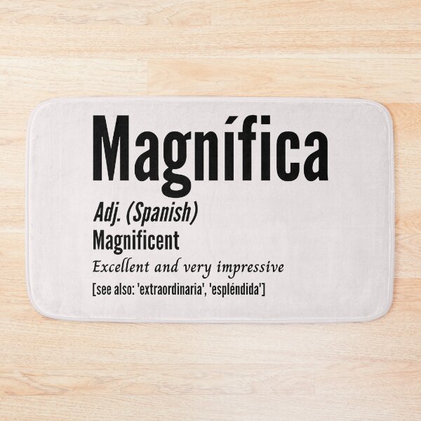 Item preview, Magnificent Female Spanish English Definition designed and sold by Time4German.