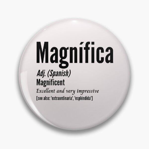 Item preview, Magnificent Female Spanish English Definition designed and sold by Time4German.