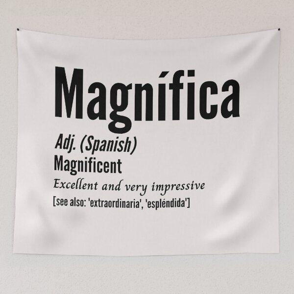 Item preview, Magnificent Female Spanish English Definition designed and sold by Time4German.