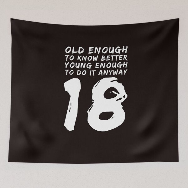 Item preview, 18th Birthday Shirt designed and sold by Mamibo.