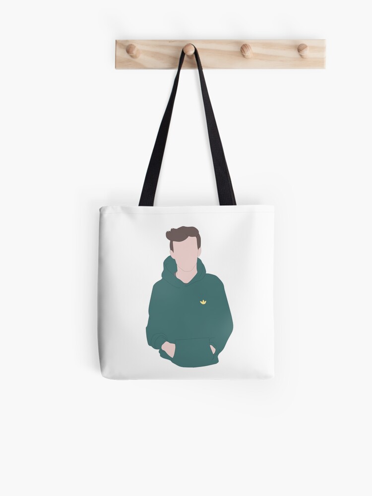 Green Adidas Hoodie // Louis Tomlinson Tote Bag for Sale by sanaaa