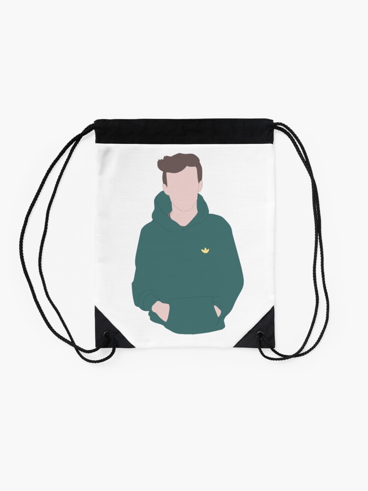 Green Adidas Hoodie // Louis Tomlinson | Drawstring Bag