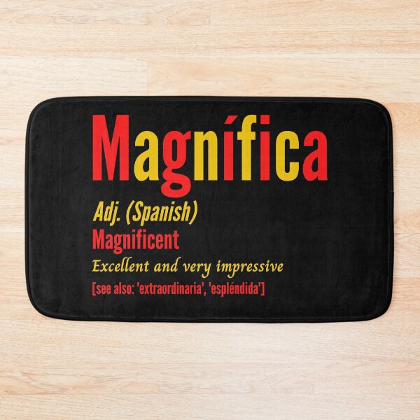 Item preview, Magnificent Magnífica Awesome Spanish Woman designed and sold by Time4German.