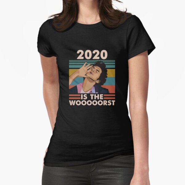 2020 is the worst Fitted T-Shirt