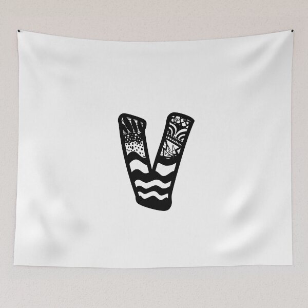 Item preview, V zentangle designed and sold by aliartthings.