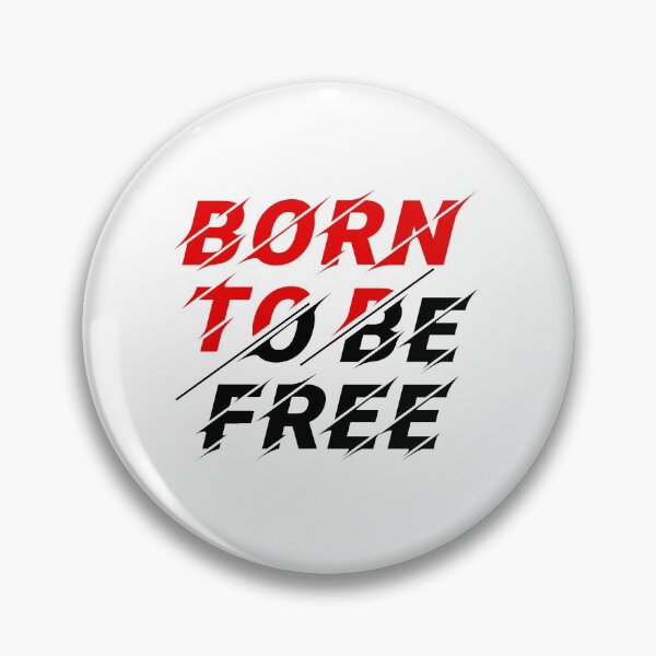 Item preview, Sliced text style, born to be free designed and sold by Slavic1991.