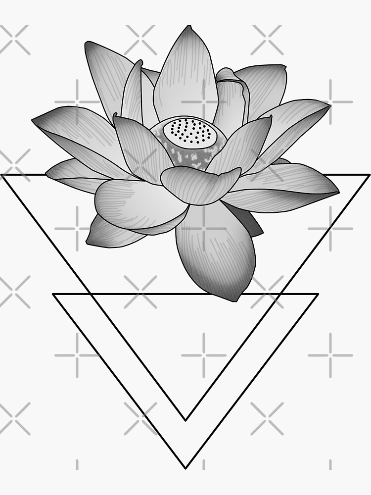 Sacred geometry, mystical symbol of the Merkabah, lotus flower in black  tattoo line art, magic logo geometric mandala design, vector isolated on  white background 11265125 Vector Art at Vecteezy