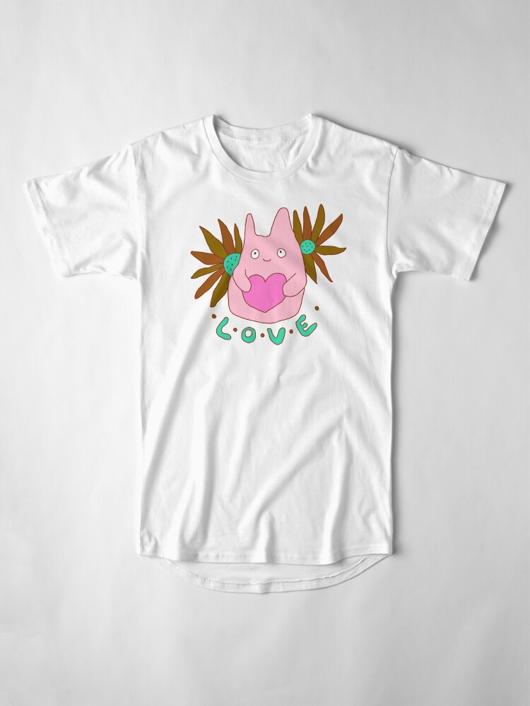 Vista alternativa de Camiseta larga Amor, Espíritu del Bosque, Lindo, Flores