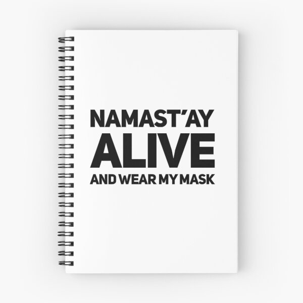 Item preview, Namast'ay Alive And Wear My Mask designed and sold by RiseandShineTee.