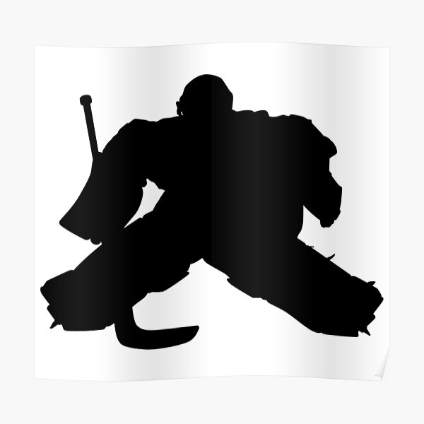 Ice hockey player in full equipment while playing ice hockey Art Print by  Marcin Adrian