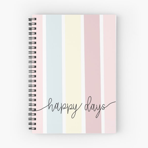 Item preview, Happy Days Pastel Rayas designed and sold by Simply Calligraphy.