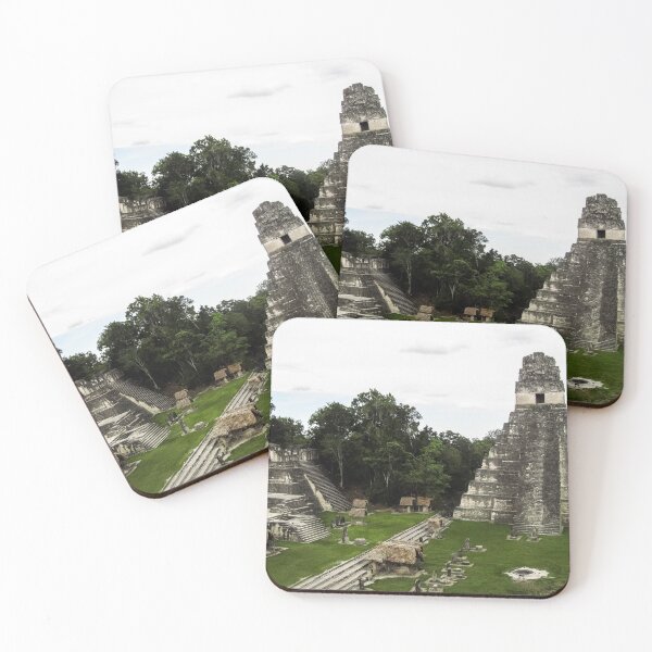 Item preview, The Great Plaza, Maya Village Ruin in Tikal Guatemala designed and sold by heatherfriedman.