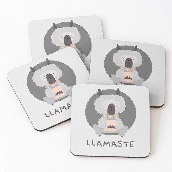 Item preview, Llamaste Yoga Llama Lama Alpaca Meditation Funny Cute Design for Lama Lover designed and sold by FP-POD.