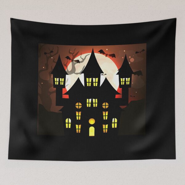 Item preview, Halloween Haunting Castle designed and sold by FineQuotes.