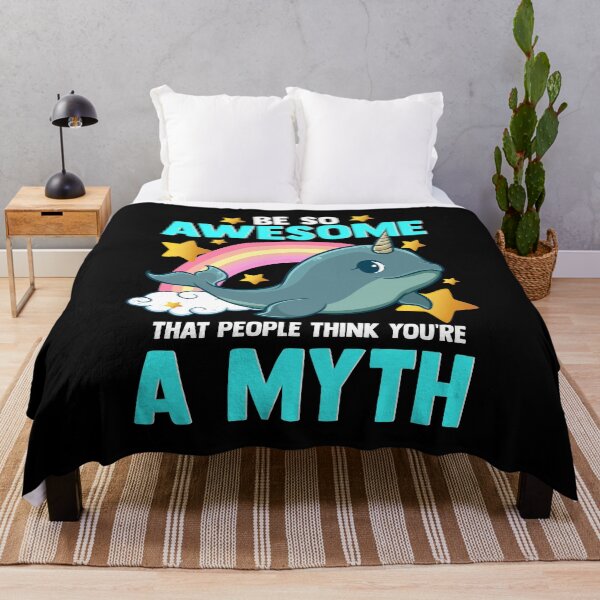 Item preview, So Awesome That People Think You're A Myth Narwhal designed and sold by perfectpresents.