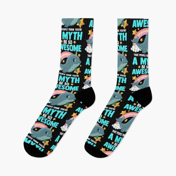 Item preview, So Awesome That People Think You're A Myth Narwhal designed and sold by perfectpresents.