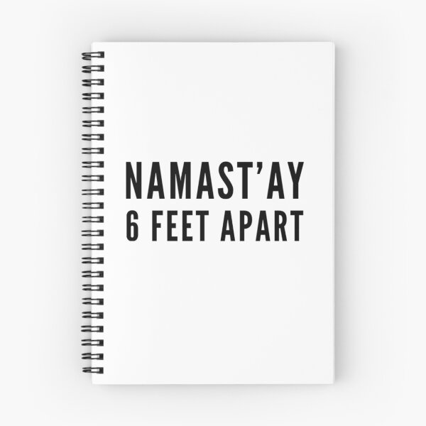 Item preview, Namast'ay Six Feet Apart designed and sold by RiseandShineTee.