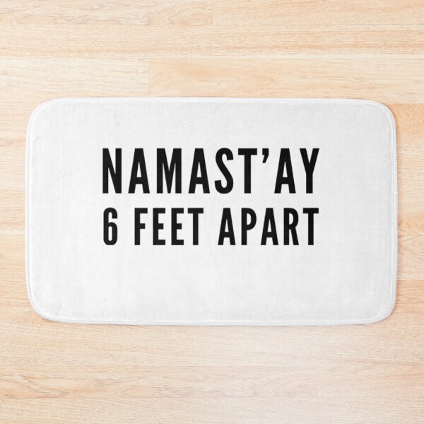 Item preview, Namast'ay Six Feet Apart designed and sold by RiseandShineTee.