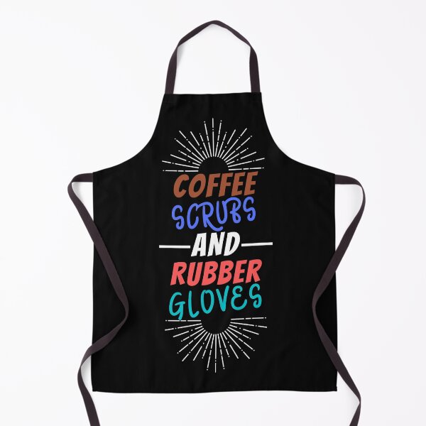 Item preview, Coffee Scrubs and Rubber Gloves Dental Life designed and sold by MoMasry.