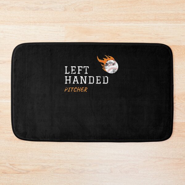 Item preview, Left handed pitcher baseball softball fire Retro Vintage designed and sold by Jeangel97.
