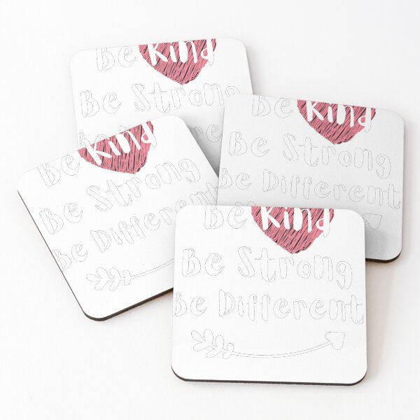 Item preview, Be Kind Be Strong Be Different designed and sold by Braxton Tanaka.