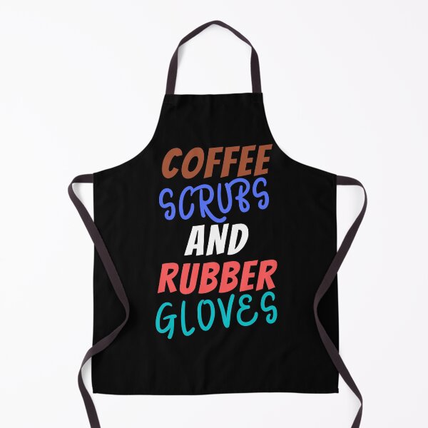 Item preview, Coffee Scrubs and Rubber Gloves Dental Life designed and sold by MoMasry.