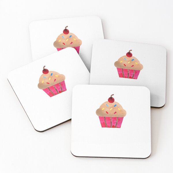 Item preview, Watercolor Cupcake Baking designed and sold by thefrshmachine.