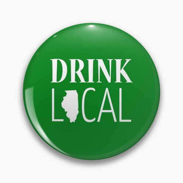 Item preview, Drink Local Illinois designed and sold by Coolshirts262.