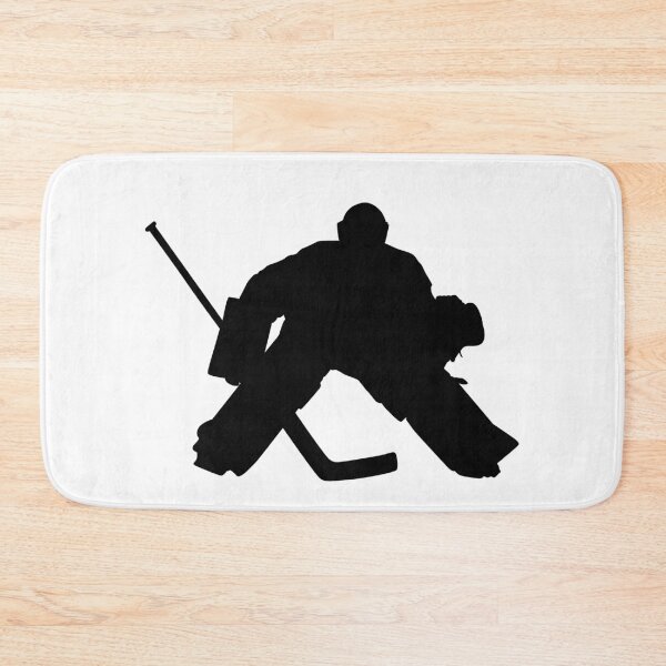 Item preview, Ice hockey player Goaltender, goalie in full goalkeeper equipment playing ice hockey designed and sold by Marcin Adrian.