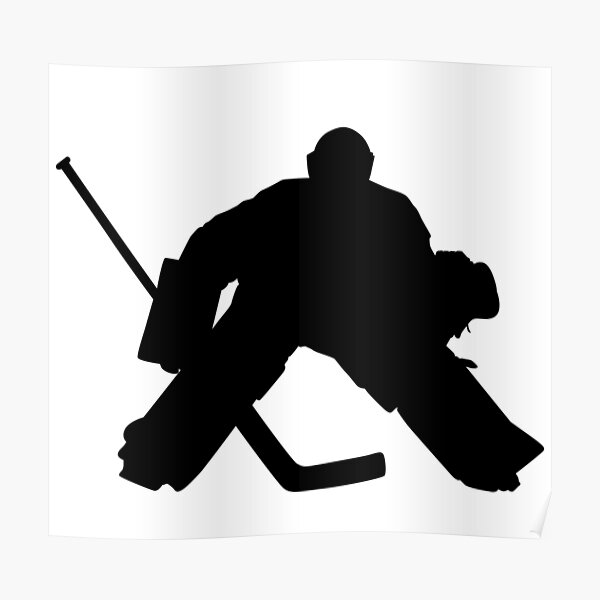 Ice hockey player in full equipment while playing ice hockey Art Print by  Marcin Adrian