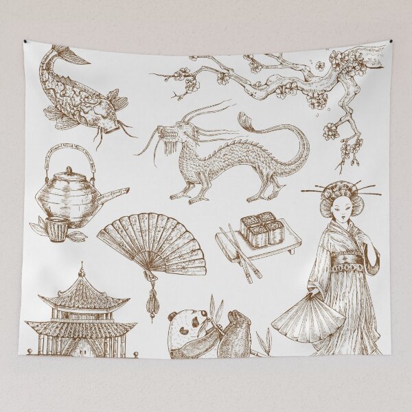 Item preview, Asian Hand Draw designed and sold by mischellero.