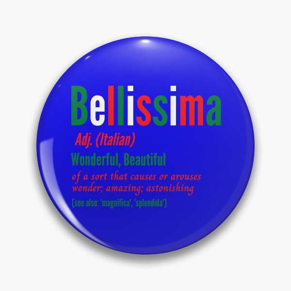 Item preview, Beautiful Bellissima Italian Flag English Definition  designed and sold by Time4German.